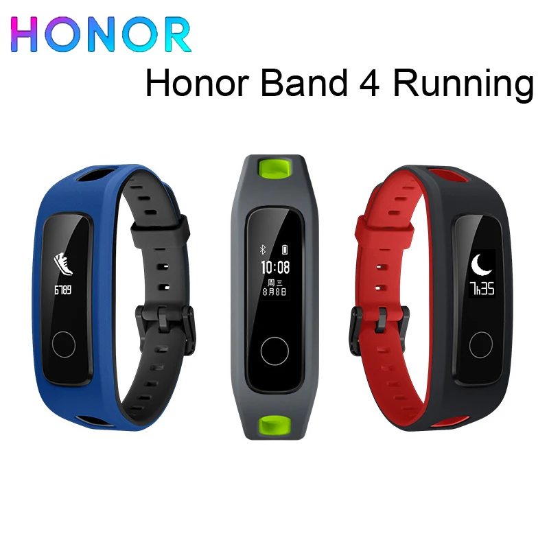 

Huawei Ronor Band 4 Running Smart Wristband Amoled Color 0.95inch Touchscreen Swim Posture Detect Heart Rate Sleep Snap