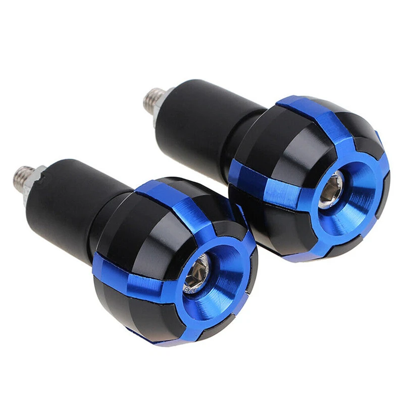 

2Pcs 7/8" 22mm Motorcycle Aluminum Handlebar Gear Balanced Plug Slider Handle Bar End Weights Grips Cap For Honda Suzuki Yamaha