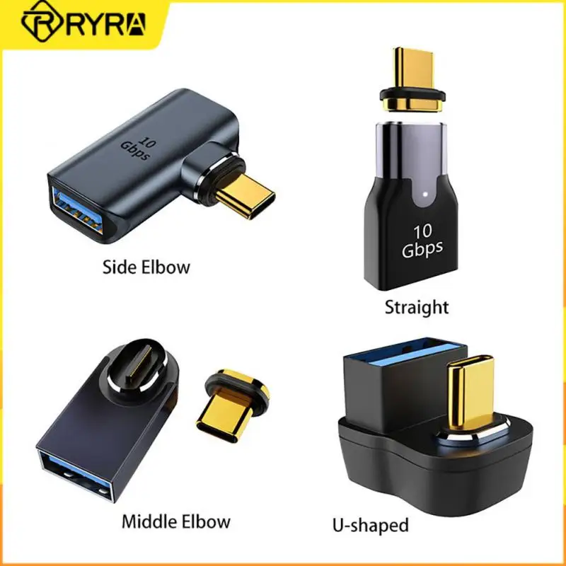 

RYRA 10 Гбит/с OTG Магнитный зарядный адаптер 1080P 60 Гц USB3.0 для Type-C из алюминиевого сплава многофункциональный адаптер для ноутбука/планшета