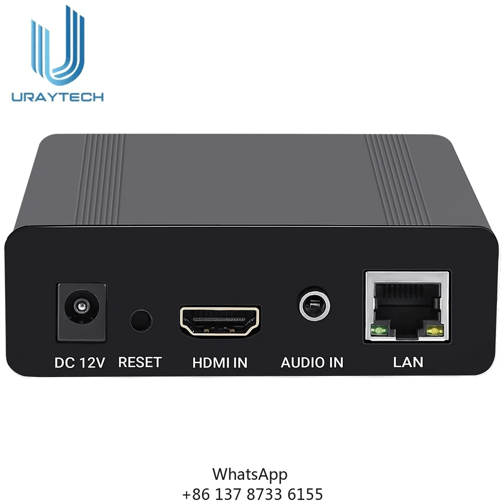 Фото Кодер видео URay HEVC HD HDMI в IP для IPTV, HD 1080P 1080i, для прямой трансляции, H.265 H.264 SRT №1