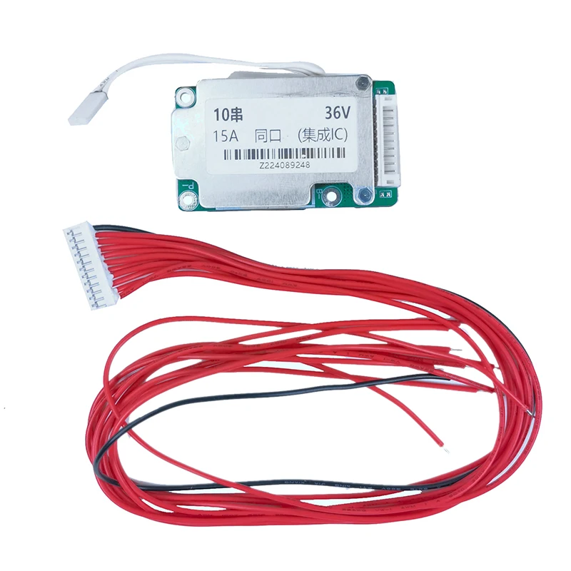 

10S 36V 15A Защитная плата для литий-ионного аккумулятора 18650 BMS Защитная плата для аккумулятора с кабелем