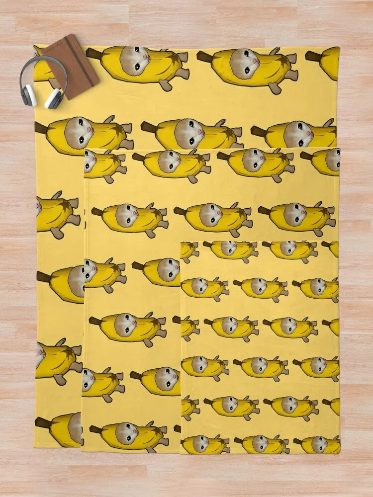 Арти банановый кот мем пледы декоративное модное одеяло диваны рождественские