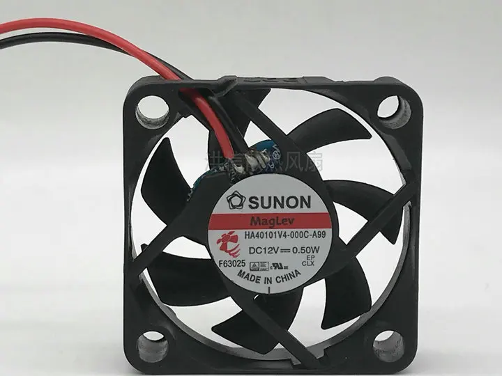 

SUNON HA40101V4-000C-A99 DC 12V 0.50W 40x40x10mm 2-Wire Server Cooling Fan