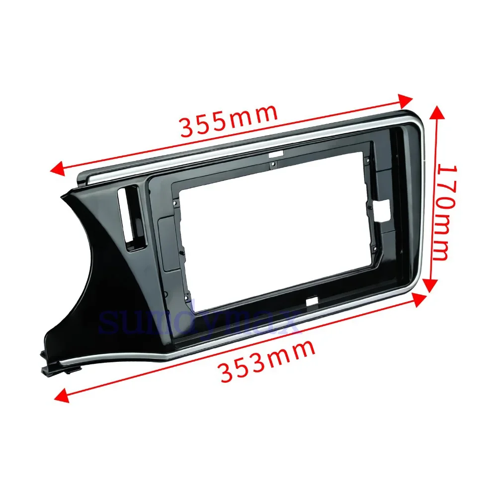 Автомобильная радиорамка Android для Honda city 2014-2018 2din Radio Fascias Panel Frame Fit 2Din 10-дюймовый