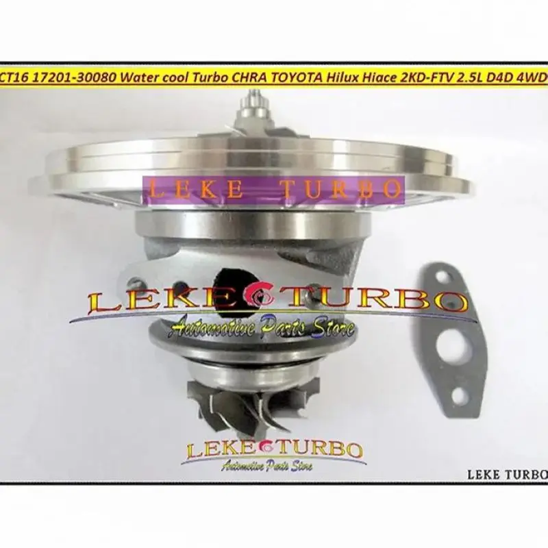 Water Cool Turbo Cartridge CHRA CT16 17201-30080 Turbocharger For TOYOTA Landcruiser Hiace Hi-Lux Hilux 2KD 2KD-FTV 2.5L D4D 4WD