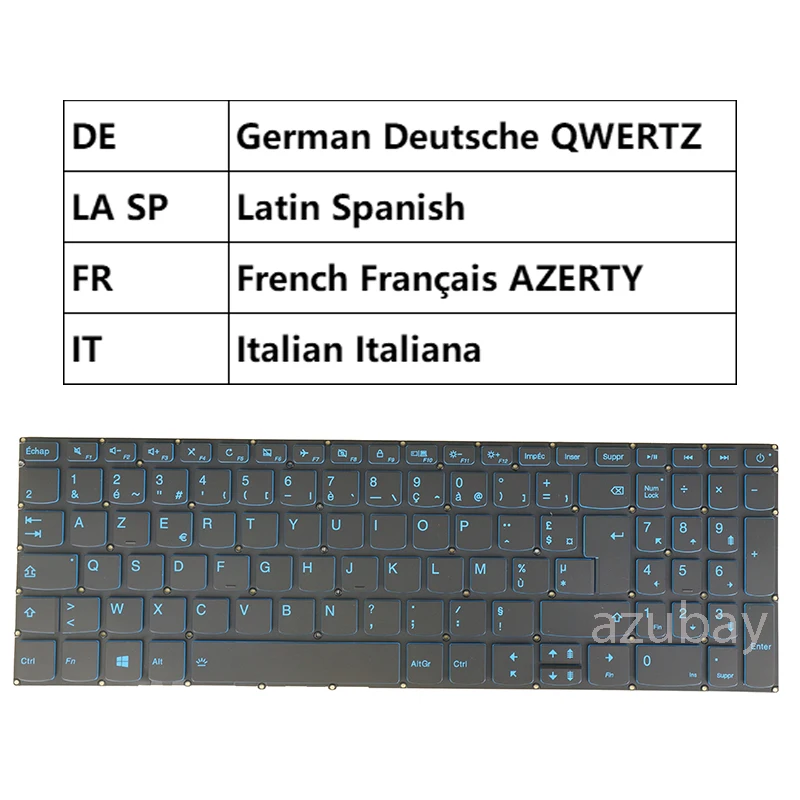 Клавиатура для Lenovo ideapad SN20T04692 LCM16H6 LCM16H66PAJ6864 PK131B42A28 немецкая испанская французская