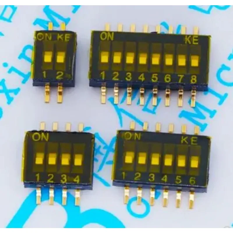 

Коммутационный модуль слайдера 1 2 3 4 5 6 7 8 10pin/1,27/2,54 мм, позиционный путь DIP/SMD, синий переключатель, 50 шт.