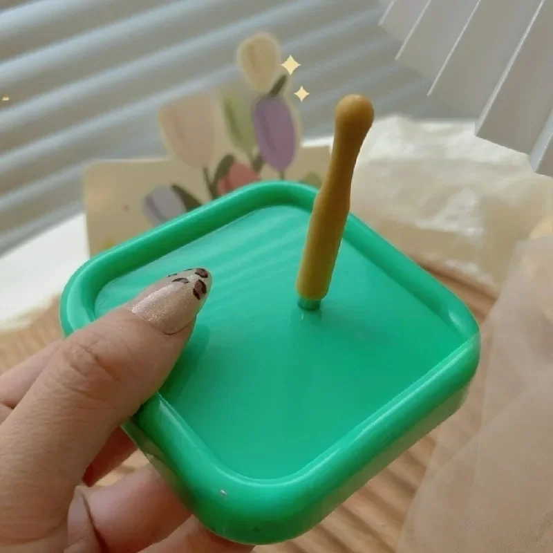 Ящик для хранения головки лака маникюра магнитная банка настольные инструменты