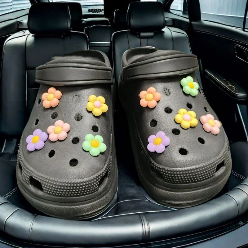 10 шт. декоративные подвески для обуви с 5 лепестками