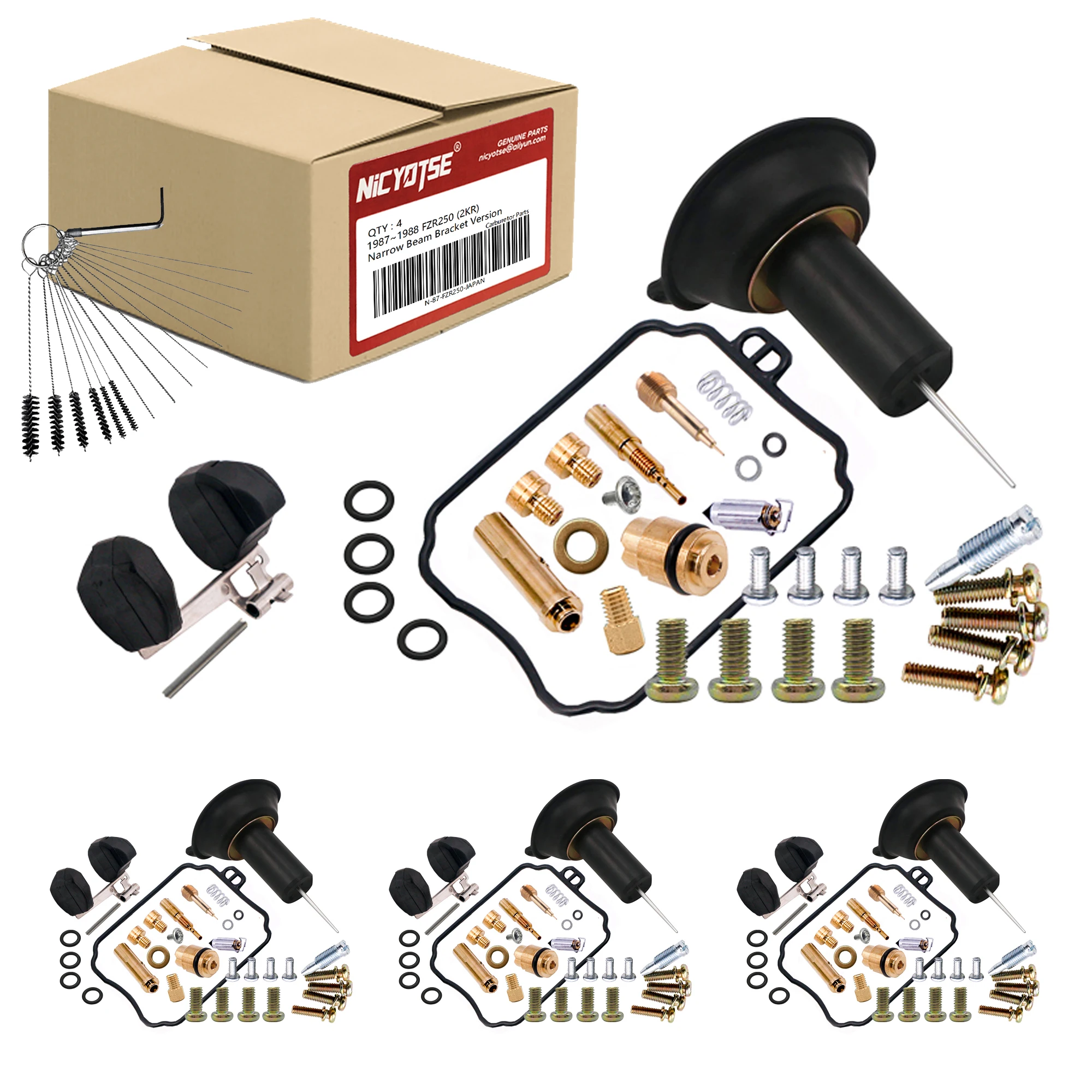 Подходит для мотоцикла YAMAHA FZR250 (2KR) 1987–1988 гг. (версия кронштейна узкой балки)