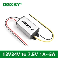 dgxby 12v24v to 7 5v 1a 3a 5a vehicle power step down 10 40v to 7 4v dc stabilized power supply module ce certification