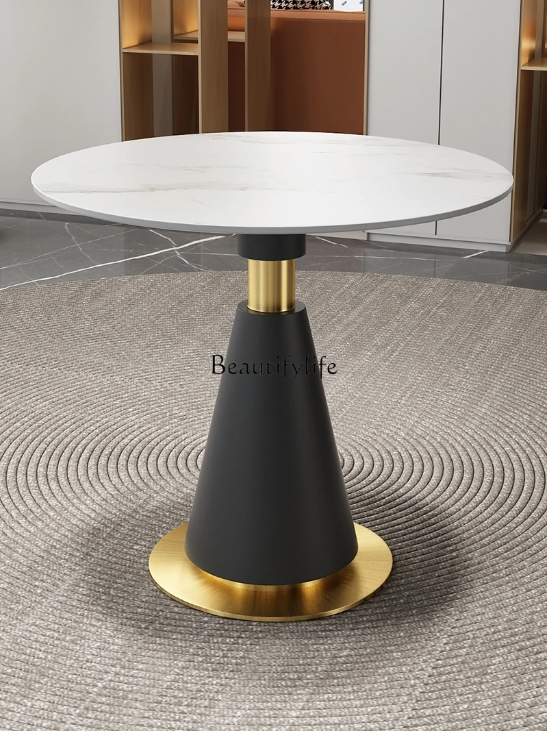 Сланцевый стол для встреч Выставочный зал Отдел продаж Гостиничный мраморный и