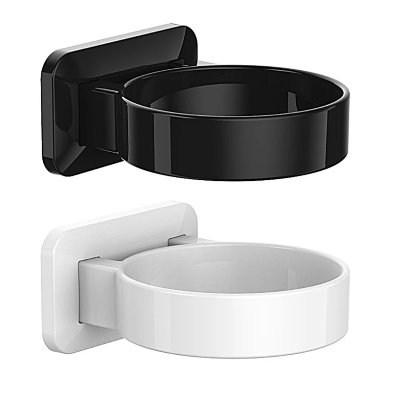 

Wall-mounted Hair Dryer Holder ABS Bathroom Shelf Storage Hairdryer Rack Organizer Box for Hairdryer 1PC White/Black