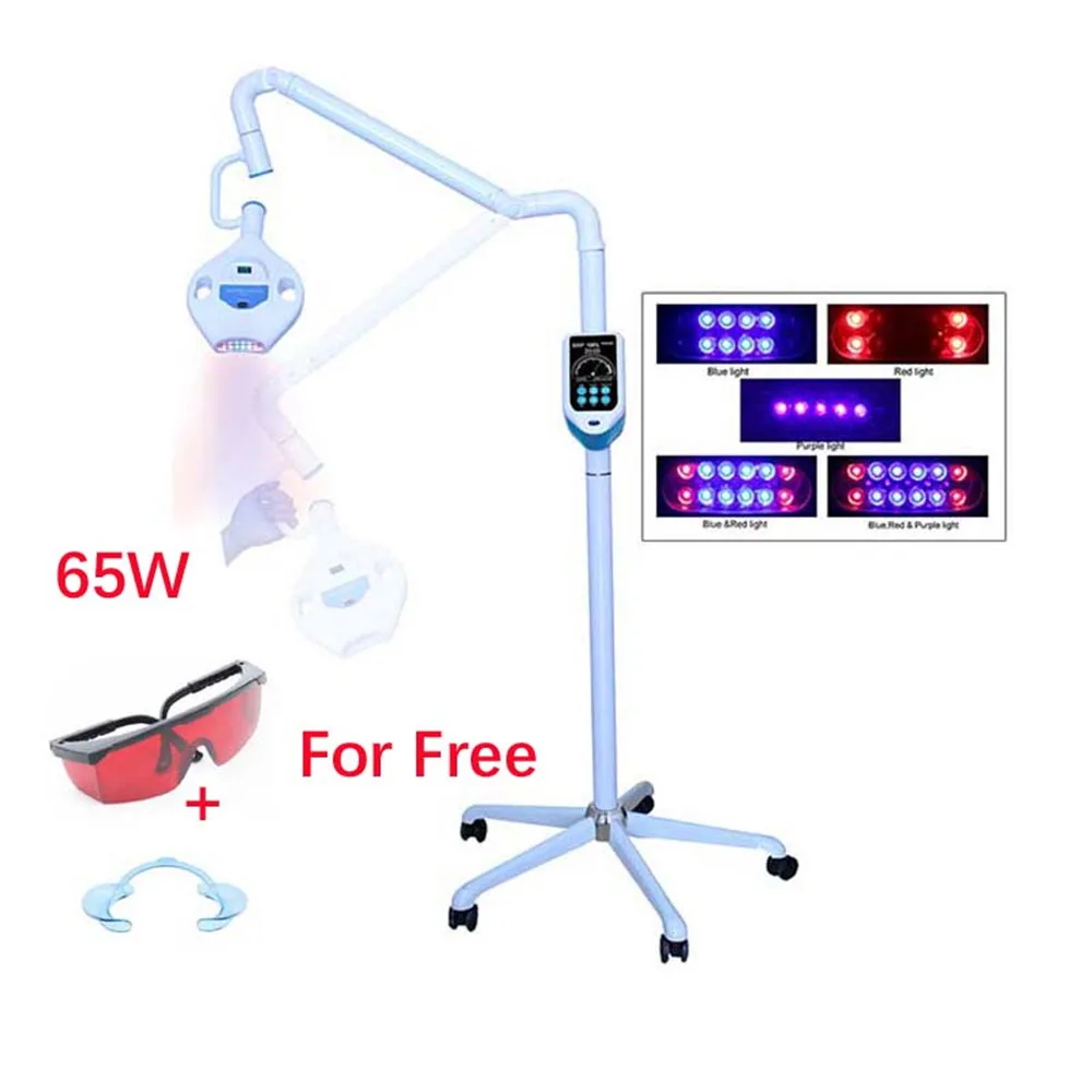 

Wholesale Wavelength 430 -520nm 60W Portable Mobile Led Lamp Teeth Whitening Machine