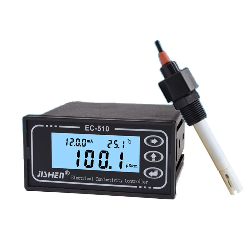 Medidor de conductividad en línea EC-510, controlador de prueba de agua pura tdseg, sensor de conductividad, electrodo, Monitor de calidad del agua