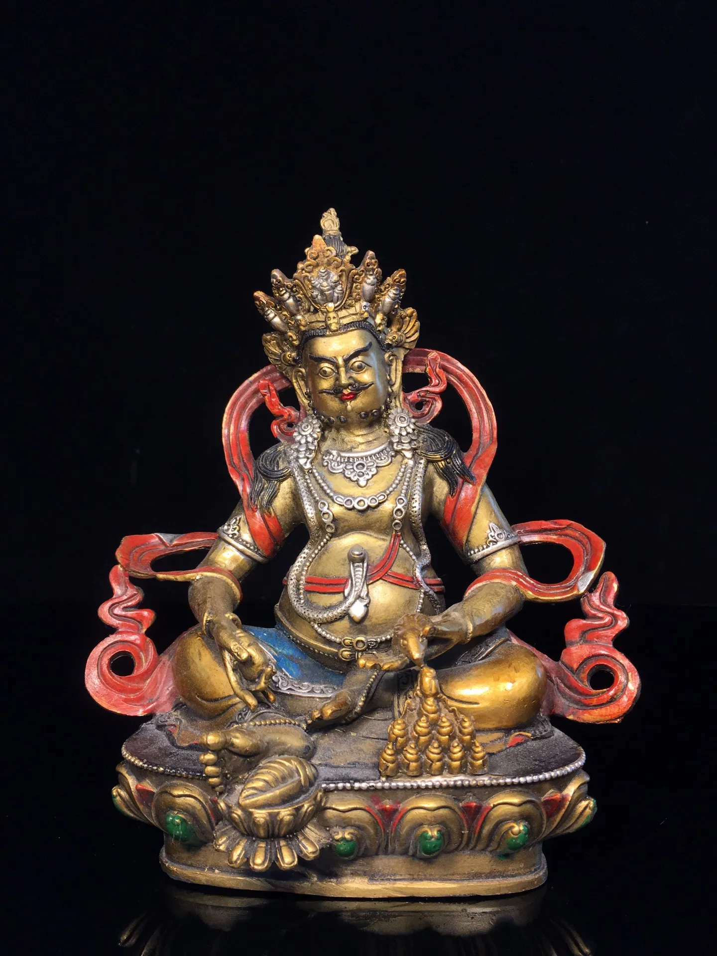 

Статуя Будды Джамбала из меди edmoogrel