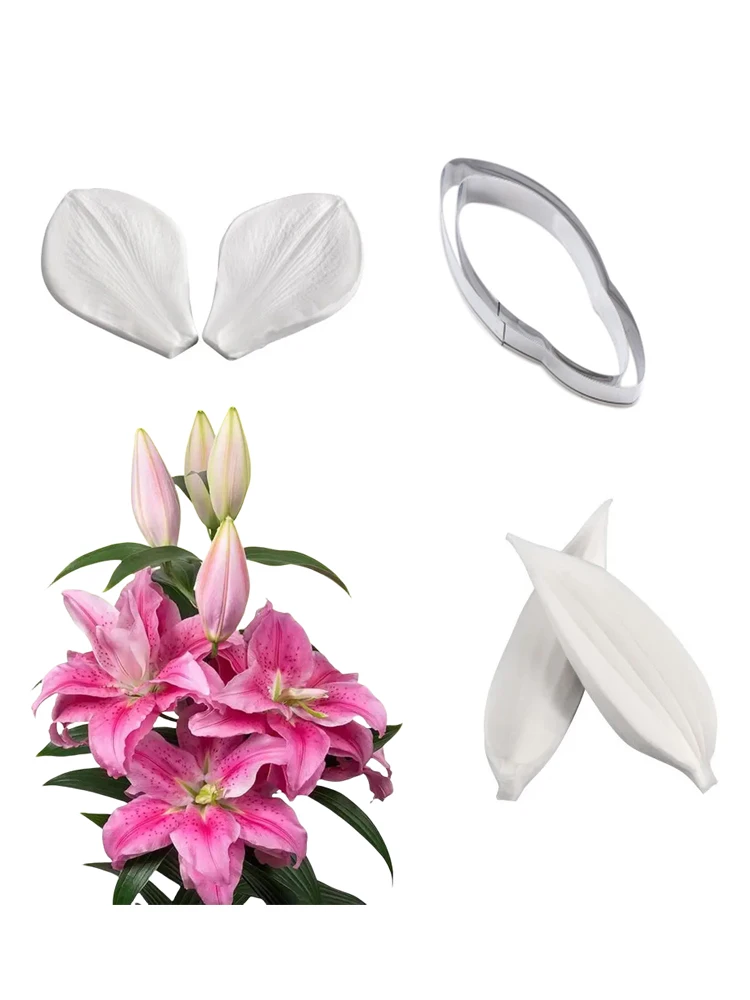 6 шт. силиконовые формочки для украшения тортов