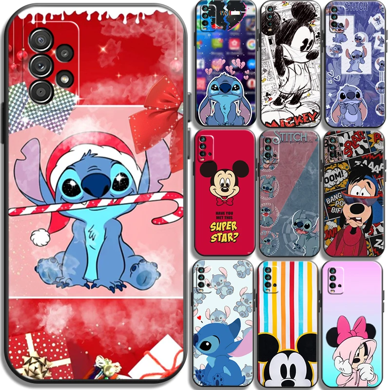 

Disney Stitch MIQI Phone Cases For Xiaomi Redmi Note 9 Pro 10 10S 10 Pro POCO F3 GT X3 GT M3 Pro X3 NFC Carcasa Coque Funda