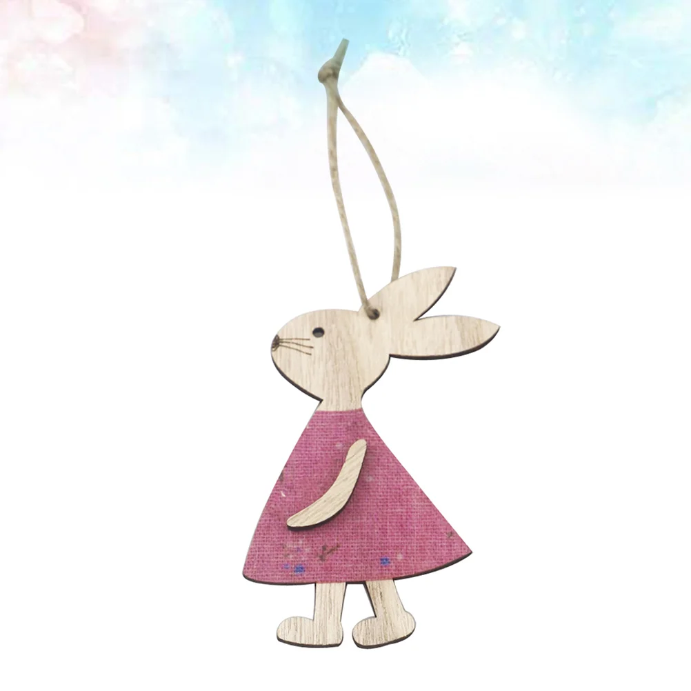 

Decorations Easter Rabbit Tree Craft Bunny Gifts Rope Peter Crafts Party Wooden Shapes Ornaments Christmas Birthday Animal Gift