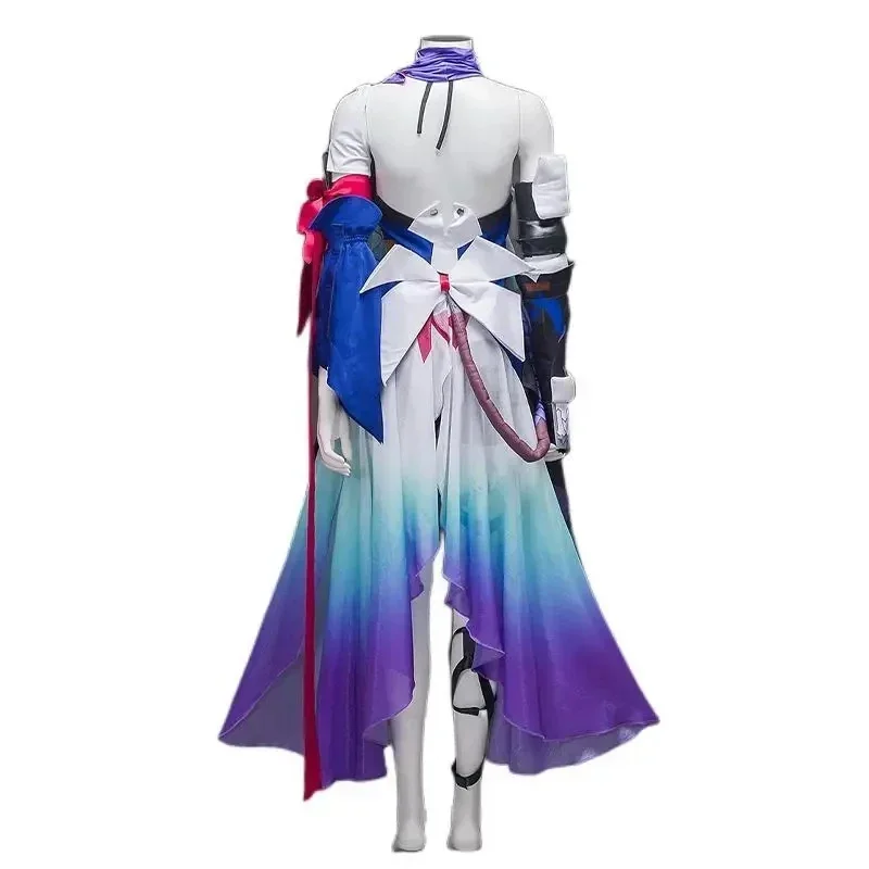 Seele Новый Косплей Парик Костюм Новая Игра Honkai Star Rail Парики Фиолетовое Платье