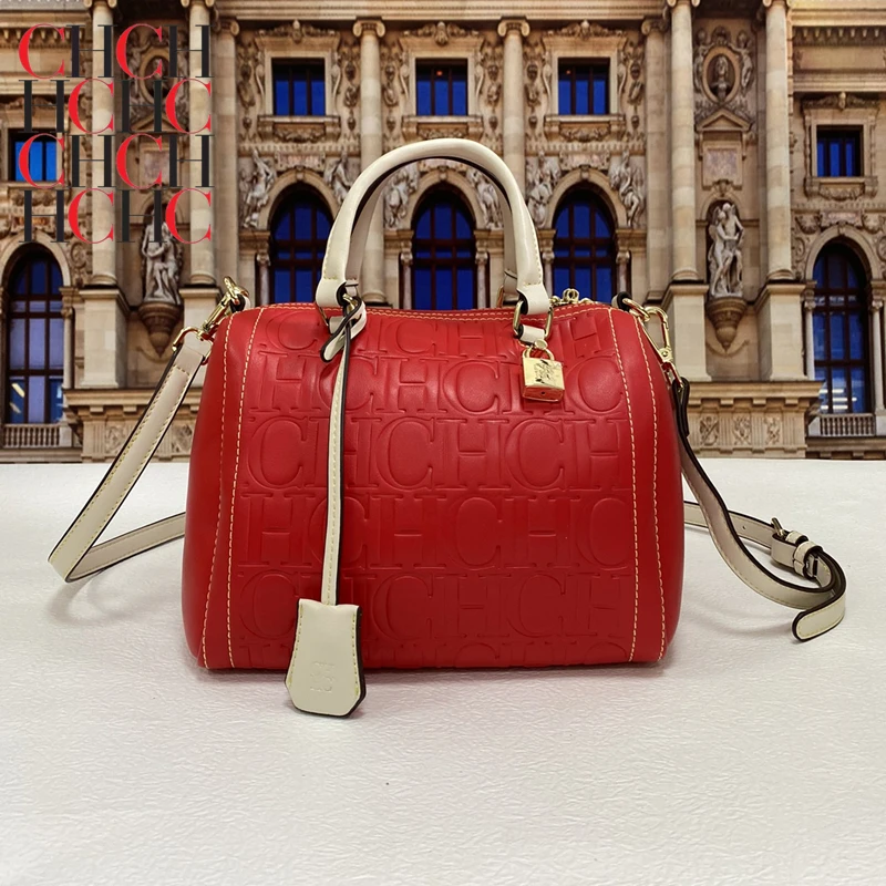 

100% First Layer Cowhide CHCH HCHC Ladies Pillow Bags 2022 New Famous Brand Premium Version Classic Retro Messenger Mini Bags Gg