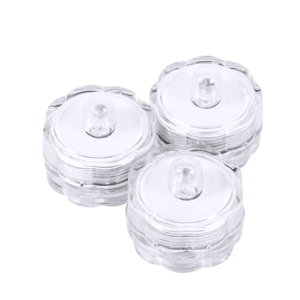 

Высококачественный цветной 1/12/2 беспламенный светодиодный чайный светильник, свеча с аккумулятором, Цветочный погружной светильник для св...