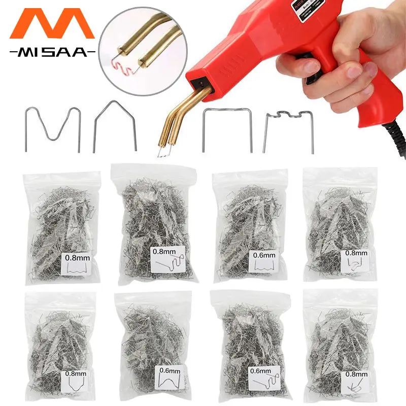 Hot Stapler Staples For Plastic Welder Automotive Plastic Repair Welding Nail Heat Gun Plastic Welding Machine Tool Accessories
