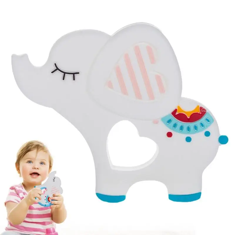 

Игрушки для прорезывания зубов, силиконовые игрушки для прорезывания зубов для младенцев, детский Прорезыватель с пищевым силиконом, мультяшная форма, жевательная игрушка