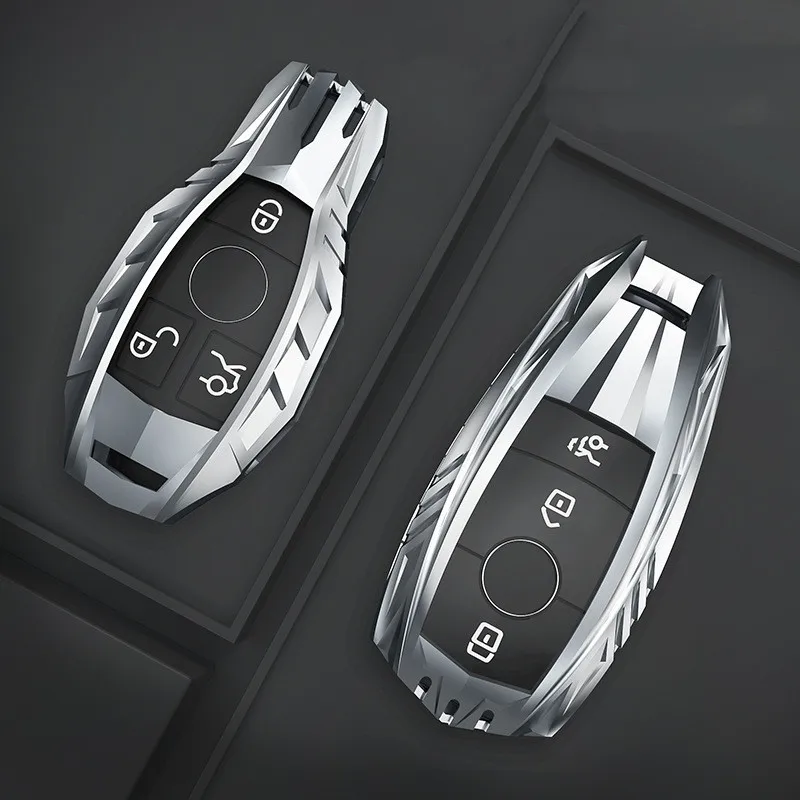 

Металлический корпус для Mercedes Benz A B C E S Class W204 W205 W212 W213 W176 GLC CLA AMG W177, аксессуары