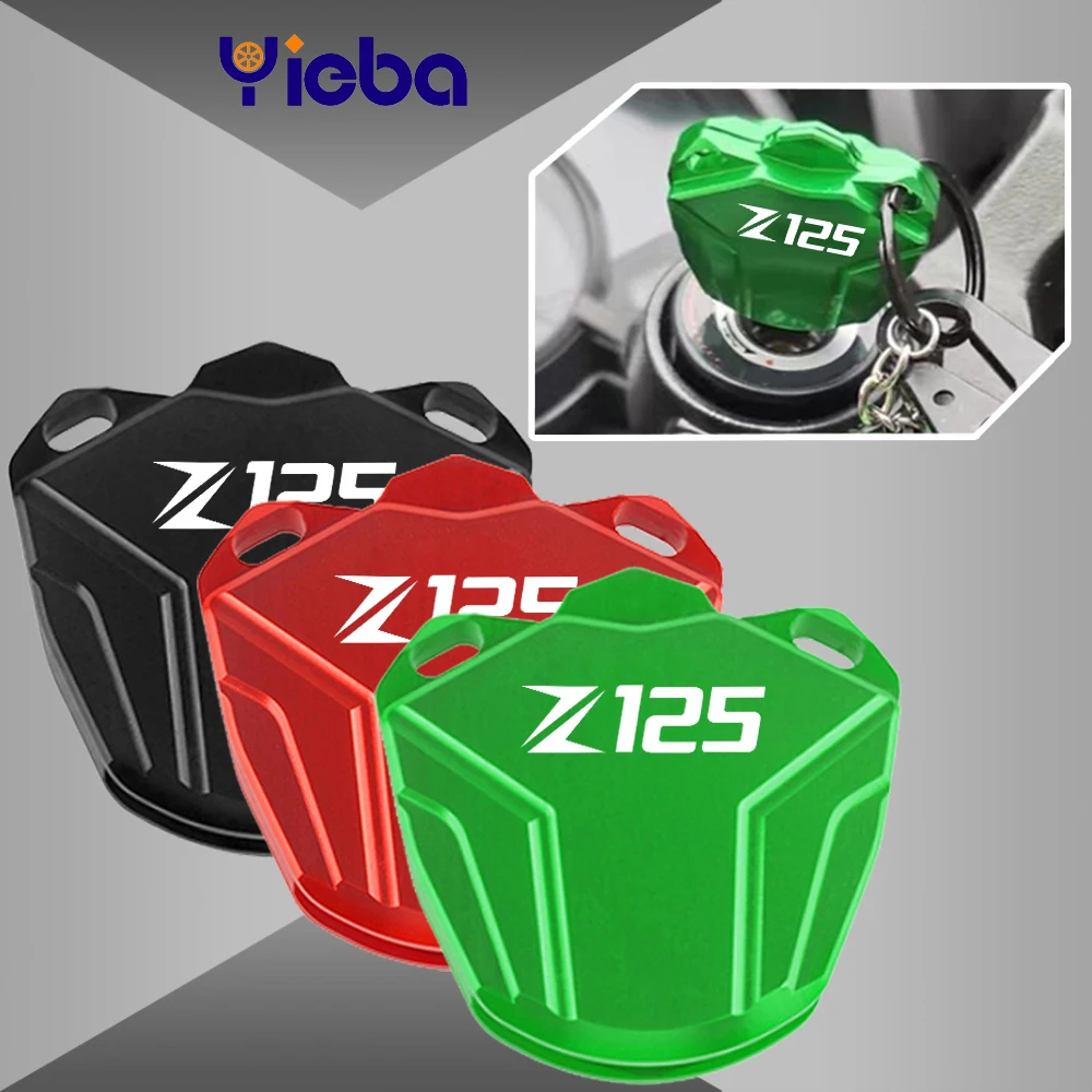 

z125 For KAWASAKI Z125 Z 125 2015 2016 2017 2018 2019 2020 2021 Motorcycles CNC Aluminum Key Cover Cap Keys Case Shell Protector