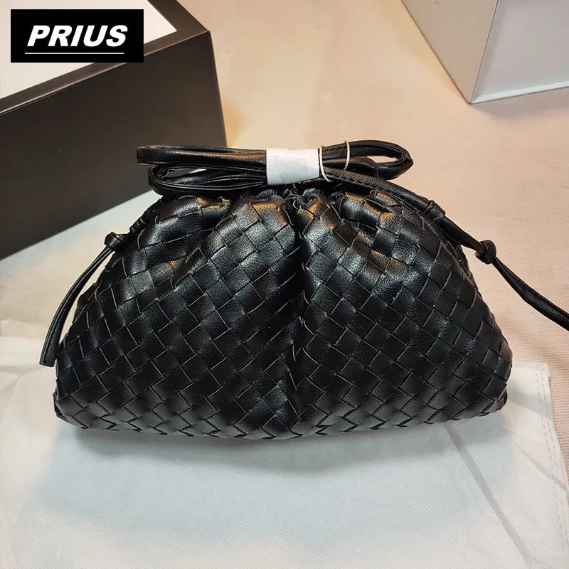 

Classic fashion brand woven cloud bag oblique bag women's bag luxury fashion bag folding bag underarm bag clutch