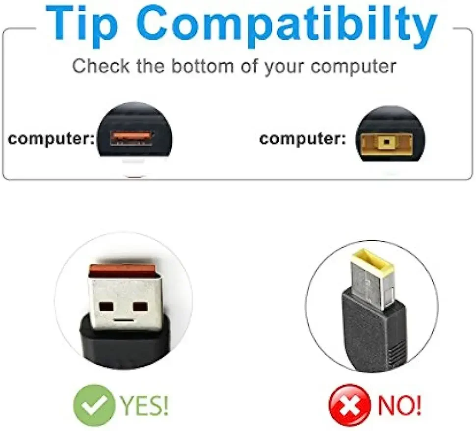 Зарядное устройство для ноутбука Lenovo ADL65WLG Yoga 3 14 3-1470 (только Core i5 i7) Pro-1370