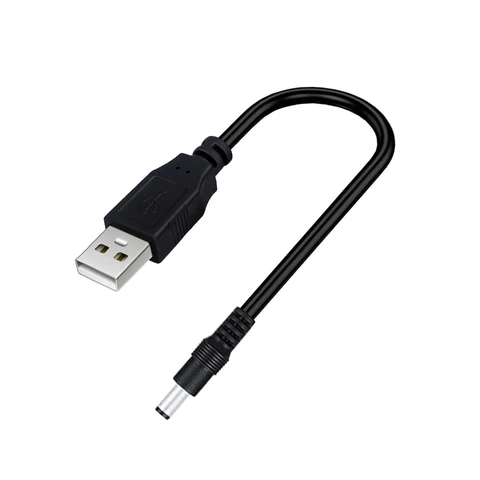 Кабель питания USB/DC 5,5 мм, 2,1*3,5 мм - изображение