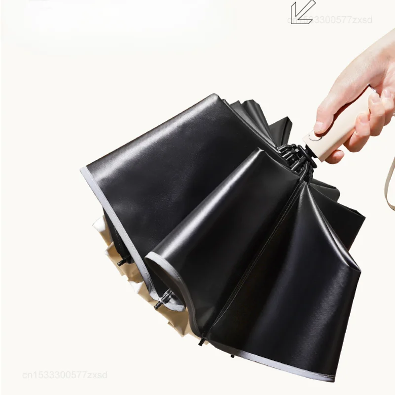 Автоматический складной зонт Xiaomi ABS для мужчин и женщин большой уличный