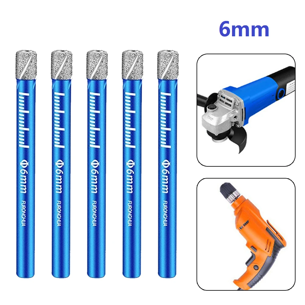

Tile Drill Bit Brazed Dry Drill With Cooling Wax Core Drill Diamond Diamond Bit Diamond Coated Drilling Durable