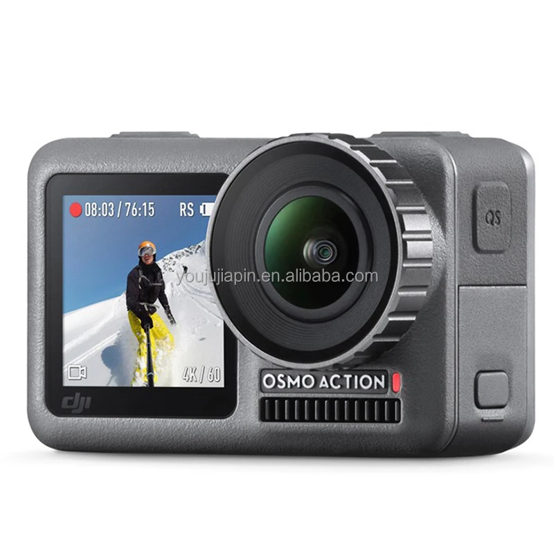 

Спортивная Экшн-камера DJI Osmo 4K UHD HDR 60fps видеосъемка двойной экран монитор в режиме реального времени Водонепроницаемый VS Insta 360 ONE X2