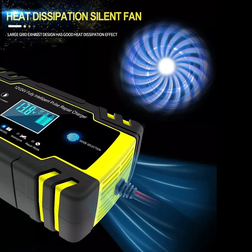 

140W Automatic Battery Chargers 12V 24V Car Battery Charger Motorcycle Battery Chargers for 2Ah -150Ah Battery