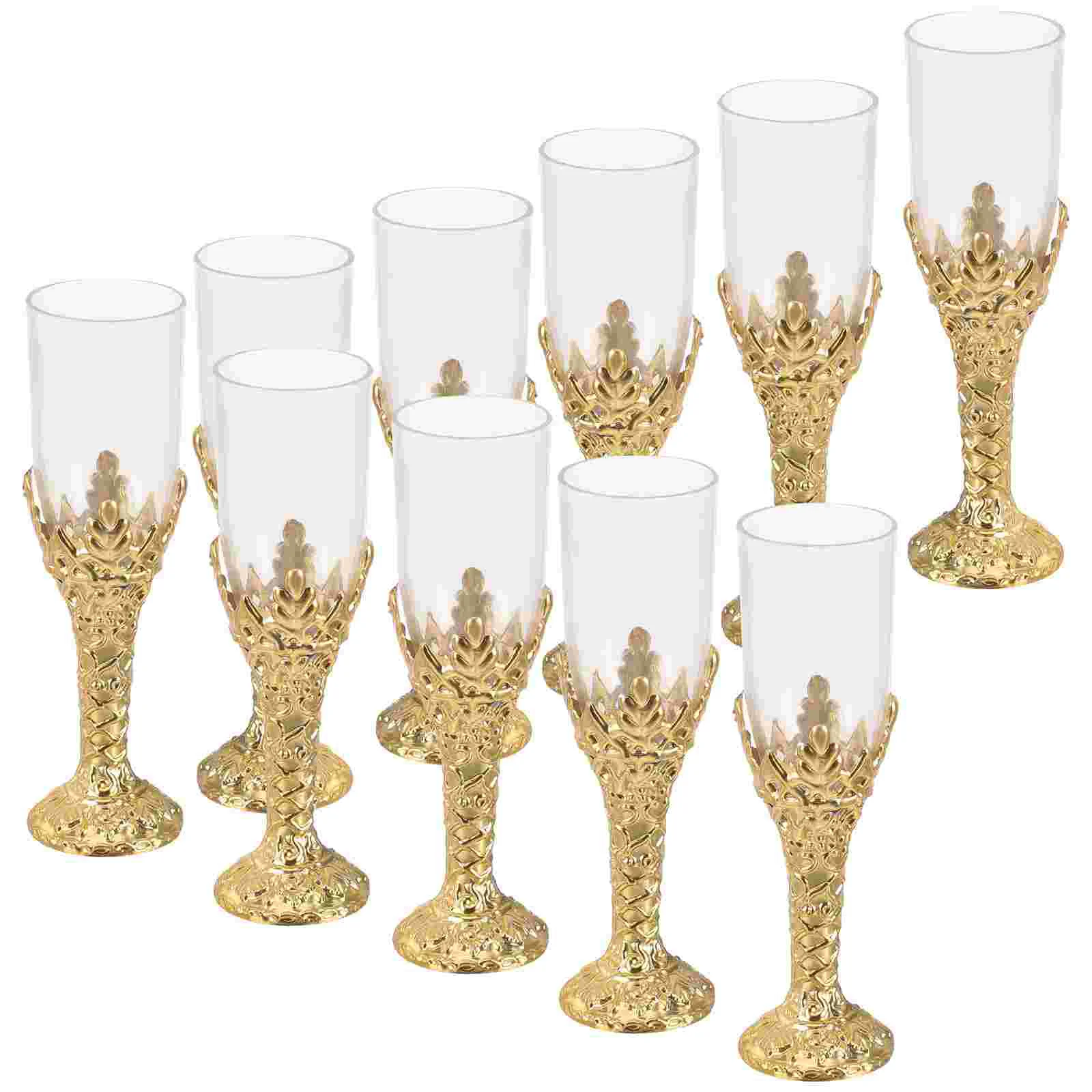 

12pcs Multi-function Cup Delicate Goblet Decorative Church Supply Cup