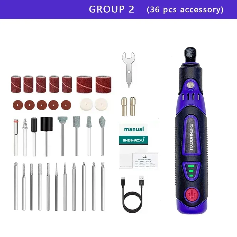 

Беспроводная мини-шлифмашина SHENHAOXU 3-скоростная