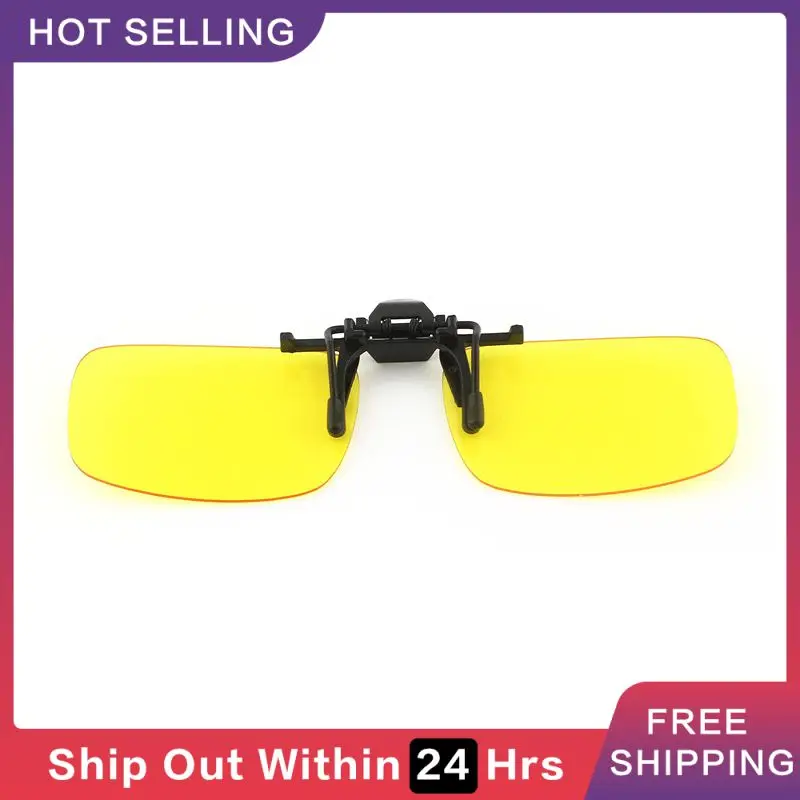 

Flip Up Clip On Sunglasses Anti-glare Uv400 Fishing Sun Glasses Driving Clip On Sunglasses Night Vision Glasses Clip