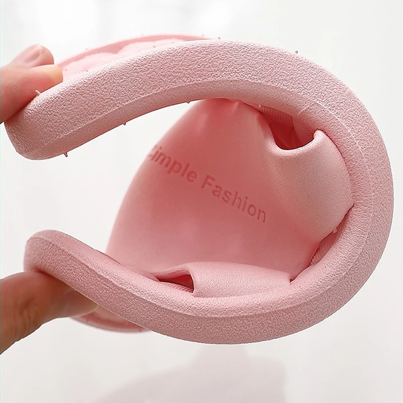 Домашние тапочки для комнаты женские летние нескользящие шлепанцы из ПВХ с