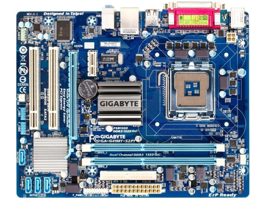 Для Gigabyte GA-G41MT-S2PT оригинальная материнская плата для intel LGA 775 DDR3 стандартная материнская плата для настольного компьютера