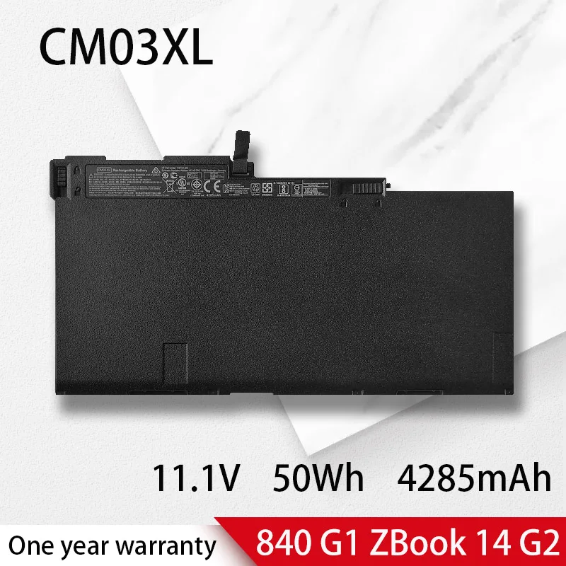 

CM03XL Laptop Battery for HP EliteBook 840 845 850 855 740 745 750 755 G1 G2 HSTNN-DB4Q IB4R LB4R DB4R E7U24AA 716724-171 CO06XL