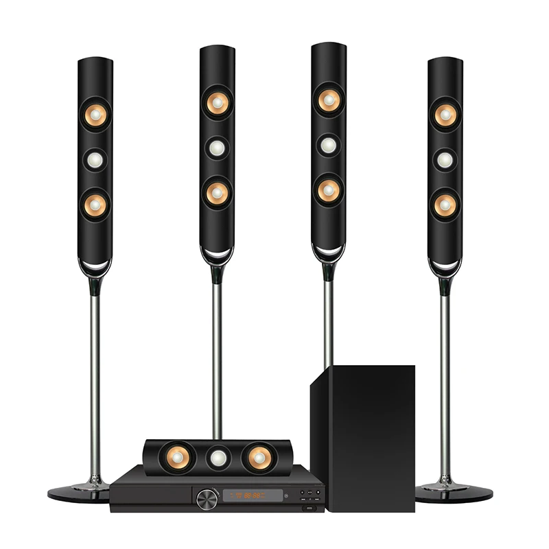 

New Tv Cinema Music Tower Amplifier Surround Sound Kit Bluetooth 5.1 Multimedia Subwoofer Speaker Home Theatre System