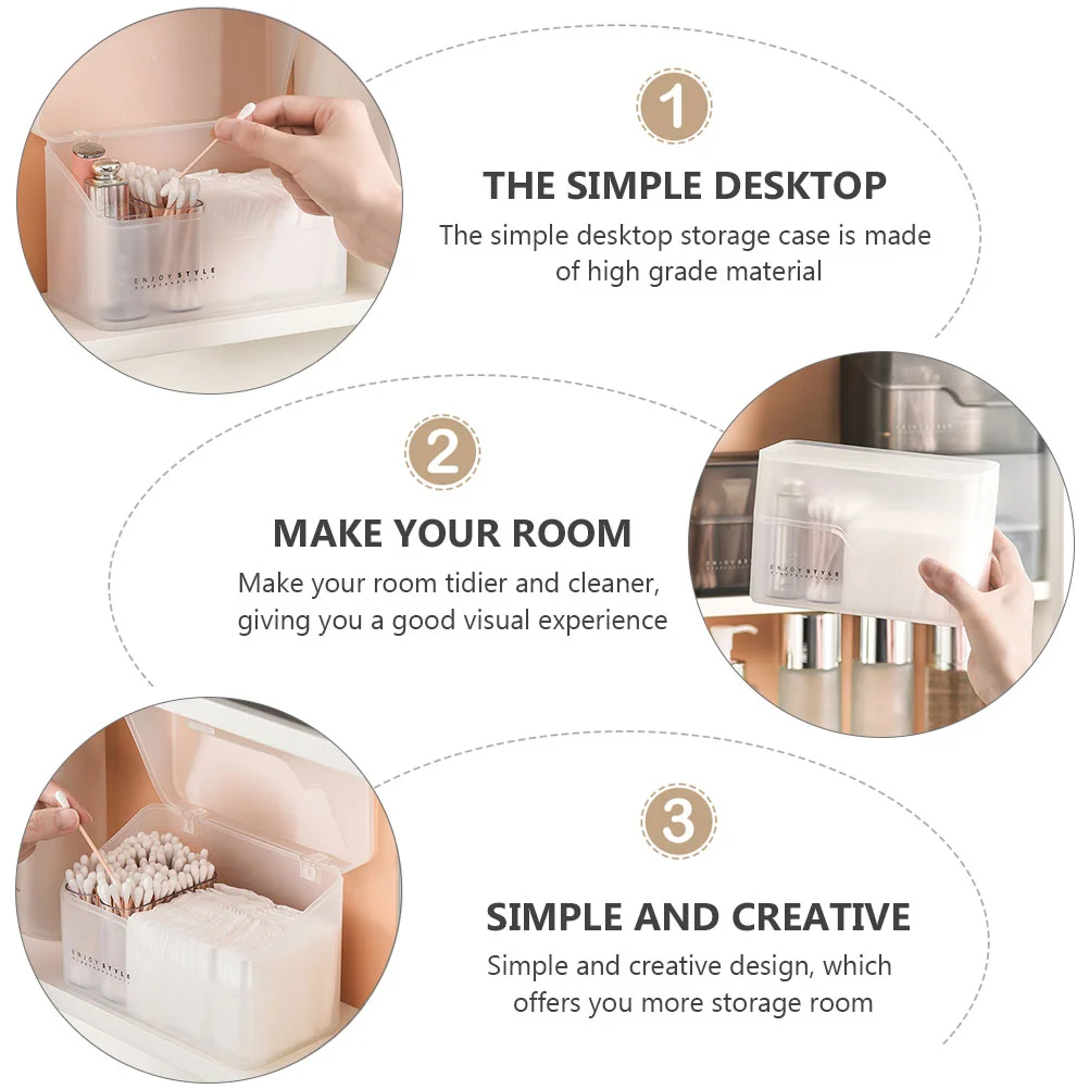 Ящик для хранения органайзер настольный чехол пластиковая полка полки косметики