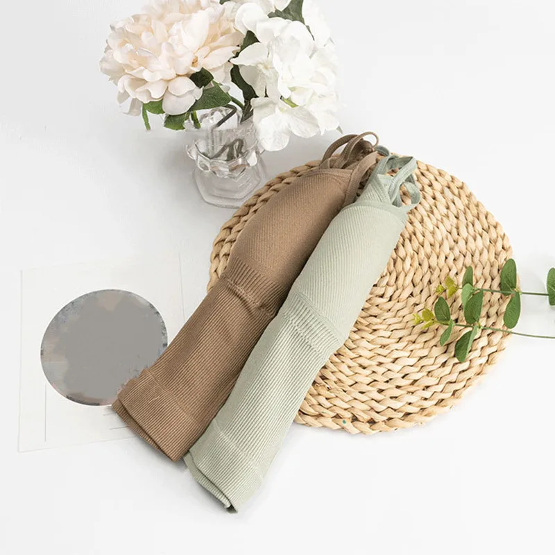 Women Cotton Underwear Push Up Bra Sexy Top Women Suspender Tank Up Fashion Solid Color Lingerie Female Soft Top Brassreie