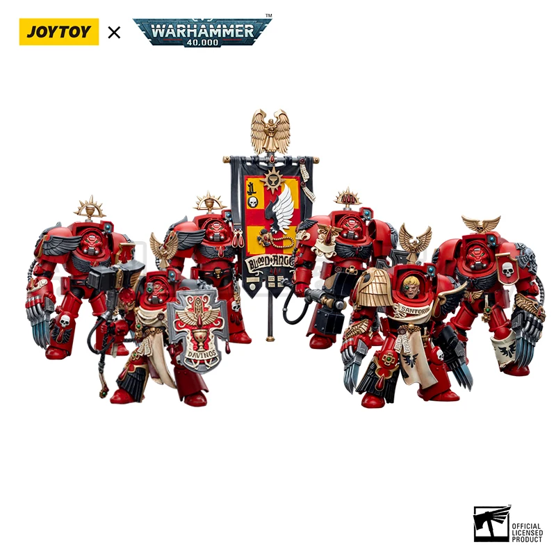(6pcs/set) 40k Blood Angels Assault Terminators Anime Military Model Free Shipping