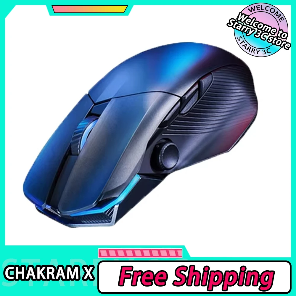 Мышь ROG CHAKRAM X E-sport Gaming Tri Mode 2 4G 8k RF Bluetooth Проводной датчик 36000DPI с Aura Sync RGB Аксессуары