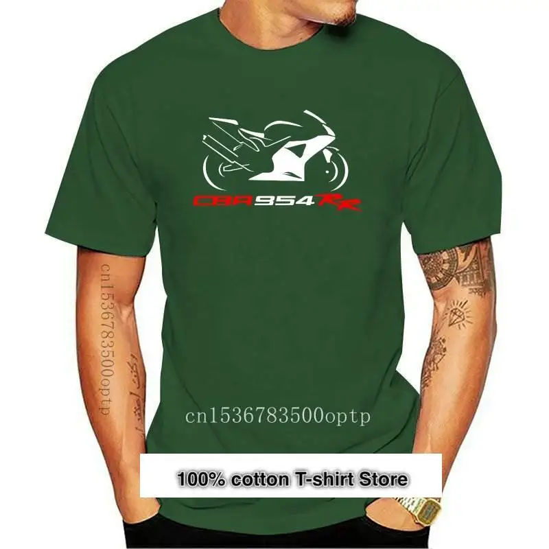 

Camiseta informal para hombre, camisa para bicicleta CBR 954 RR FIREBLADE, CBR 954RR, motocicleta, nueva