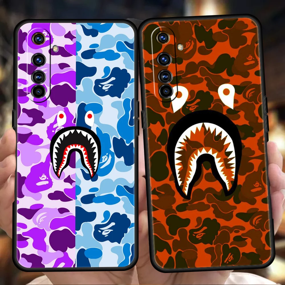 

Camouflage Pattern Soft Silicone For Realme 8i 9i 9 Pro Plus GT2 Pro C3 6 7 8 Pro C21 C11 C25 Pro 5G Shockproof Phone Cover Bag